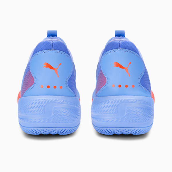 Court Rider 2.0 Pop Art Basketball Shoes, Elektro Purple-Fiery Coral, extralarge-IND