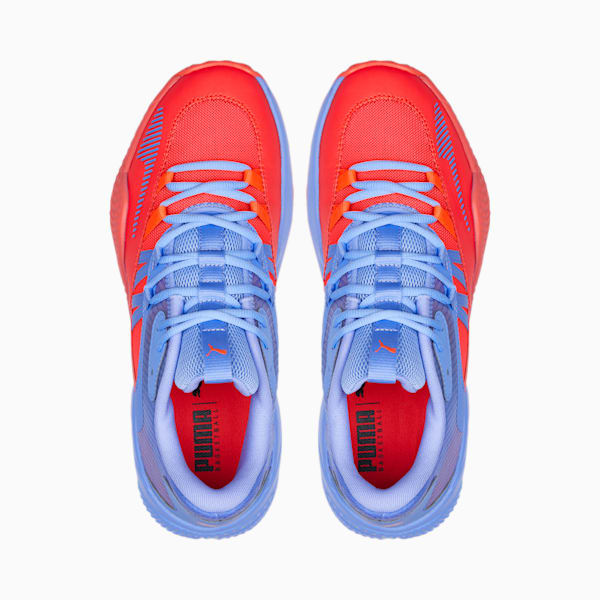 Court Rider 2.0 Pop Art Basketball Shoes, Elektro Purple-Fiery Coral, extralarge-IND