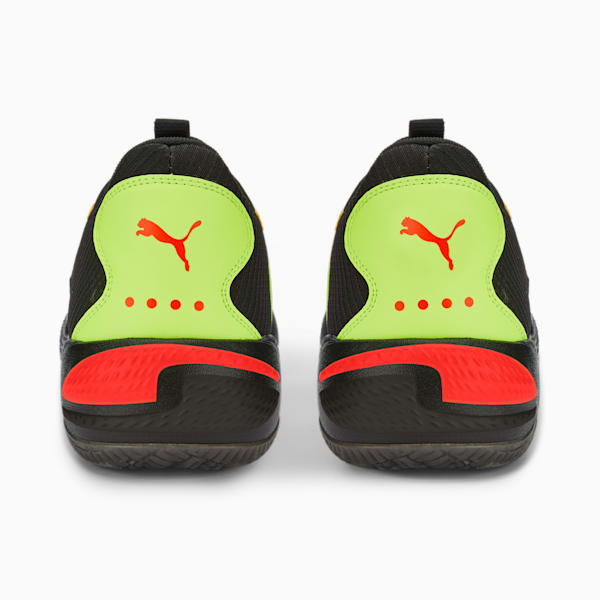 Court Rider 2.0 Glow Stick Basketball Shoes, Puma Black-Lime Squeeze, extralarge