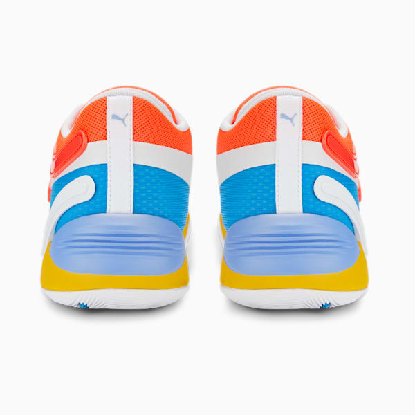Souliers de basketball TRC Blaze Court Pop Art, Fiery Coral-Elektro Purple, extralarge