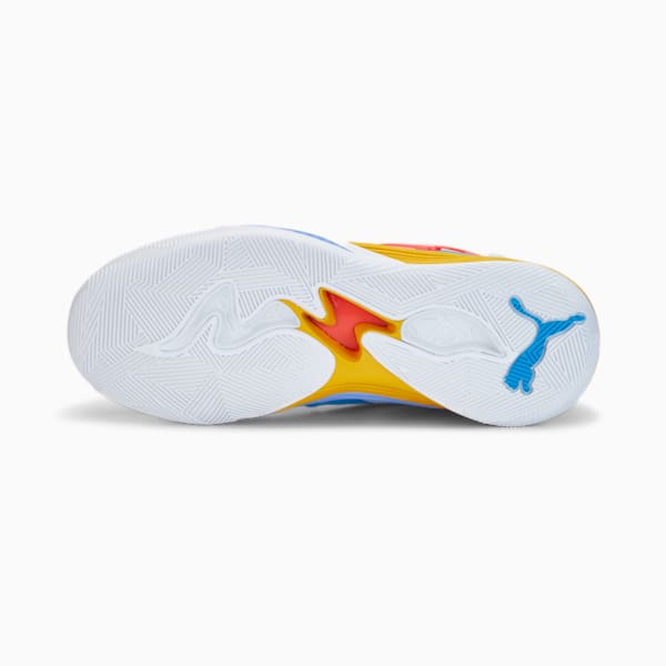 Souliers de basketball TRC Blaze Court Pop Art, Fiery Coral-Elektro Purple, extralarge