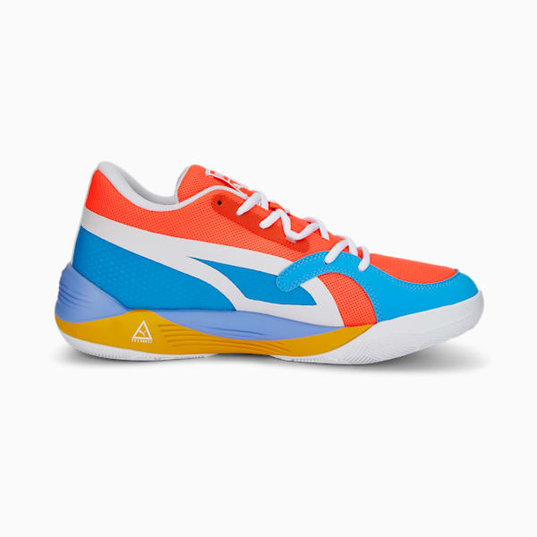 Souliers de basketball TRC Blaze Court Pop Art, Fiery Coral-Elektro Purple, extralarge