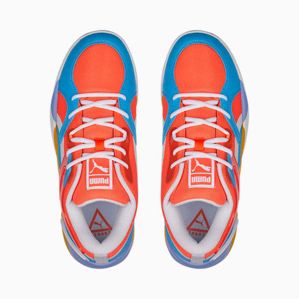 Souliers de basketball TRC Blaze Court Pop Art, Fiery Coral-Elektro Purple, extralarge