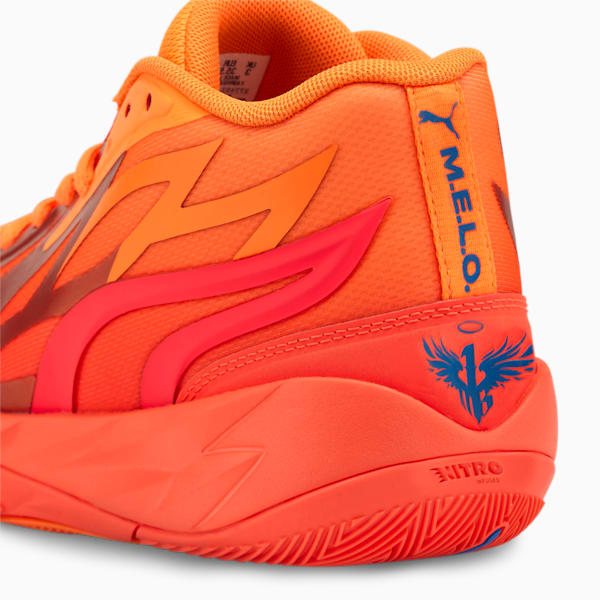 MB.02 Basketball Shoes Big Kids', Fiery Coral-Ultra Orange