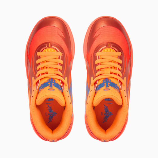 MB.02 Basketball Shoes Youth, Fiery Coral-Ultra Orange, extralarge-GBR