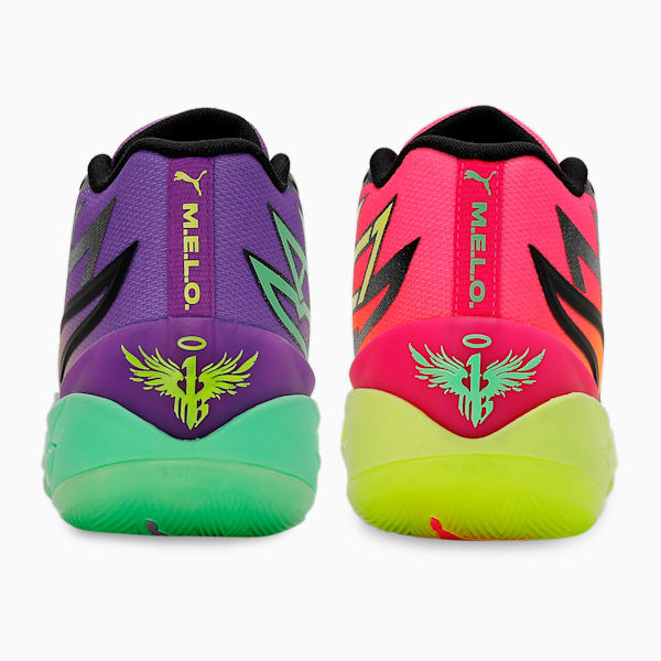 PUMA x Rick and Morty MB.02 Basketball Shoes, Safety Yellow-Elektro Green, extralarge-IND