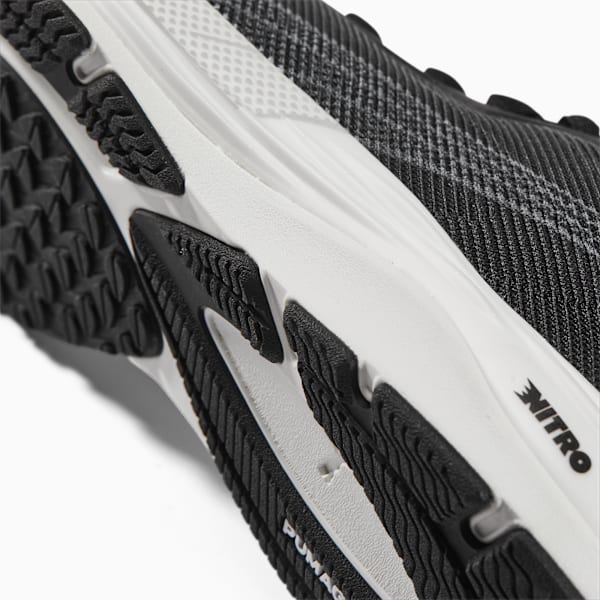 Velocity NITRO™ 2 Wide Men's Running Shoes, Puma Black-Metallic Silver, extralarge