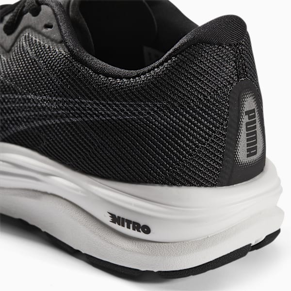 Velocity NITRO™ 2 Wide Men's Running Shoes, Puma Black-Metallic Silver, extralarge