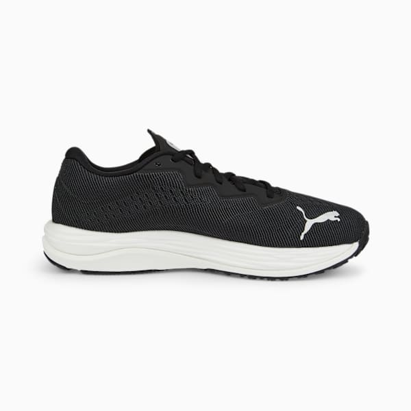 Velocity NITRO™ 2 Wide Men's Running Shoes, Puma Black-Metallic Silver, extralarge