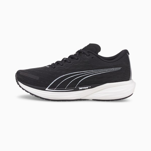 Deviate NITRO™ 2 Wide Men's Running Shoes, Puma Black, extralarge