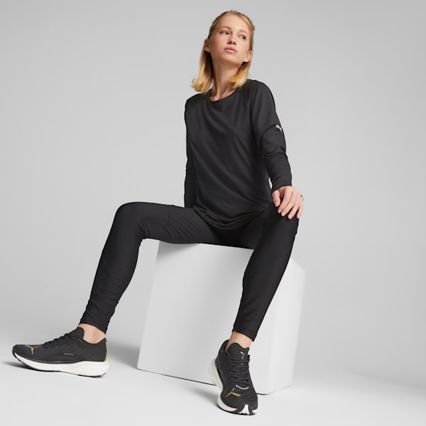 ウィメンズ ディヴィエイト ニトロ 2 ワイド ランニングシューズ, Puma Black, extralarge-JPN