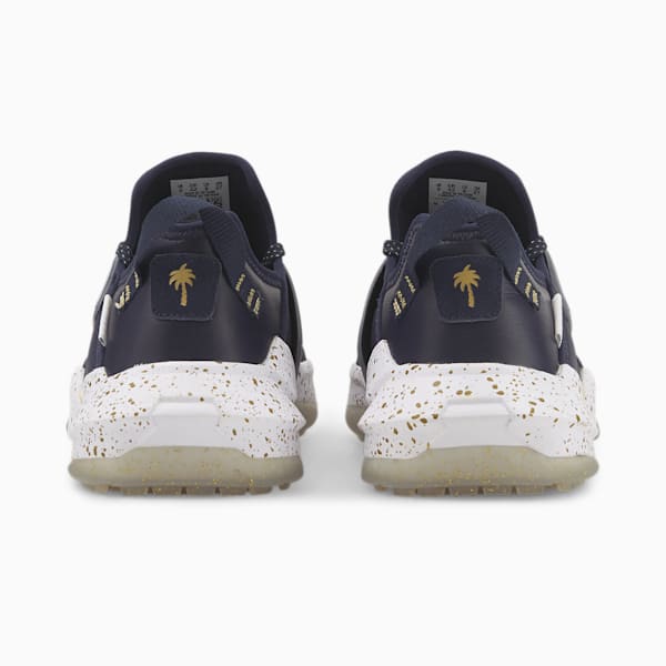 PUMA x Palm Tree Crew One Sport Golf Shoes, Navy Blazer-Puma Team Gold