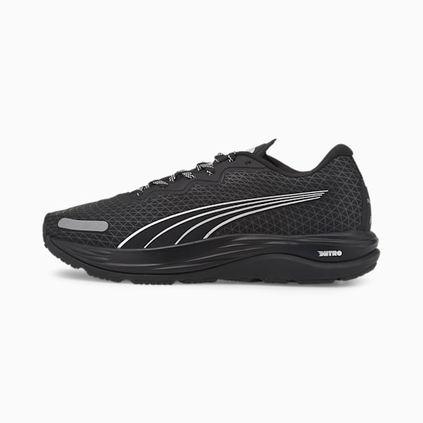 Velocity NITRO 2 GORE-TEX® Running Shoes Men, Puma Black-Metallic Silver