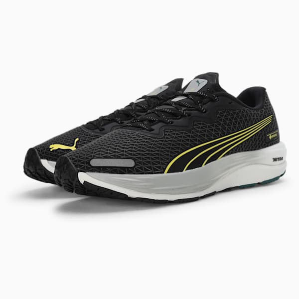 Velocity NITRO™ 2 GORE-TEX® Men's Trail Running Shoes, PUMA Black-Malachite-Yellow Burst, extralarge-IND