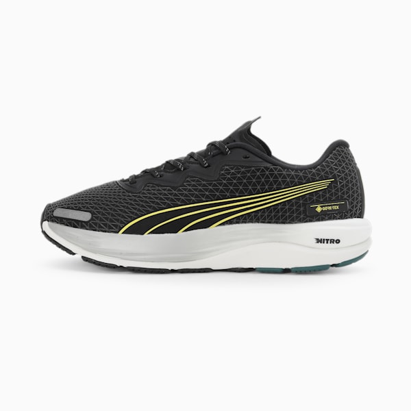 Velocity NITRO™ 2 GORE-TEX® Men's Trail Running Shoes, PUMA Black-Malachite-Yellow Burst, extralarge-IND