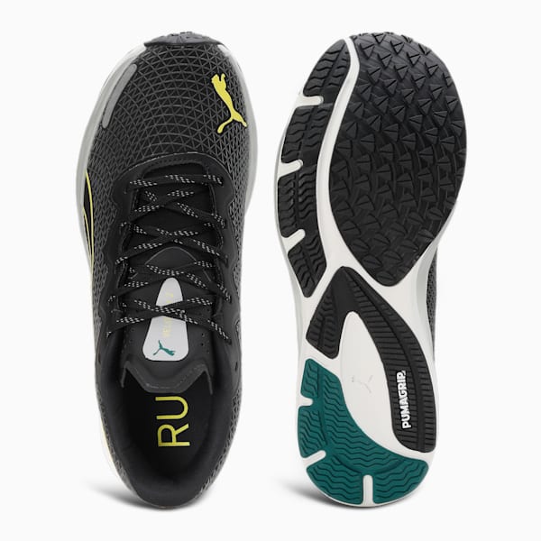 Velocity NITRO 2 GORE-TEX® Men's Trail Running Shoes, PUMA Black-Malachite-Yellow Burst, extralarge-IND