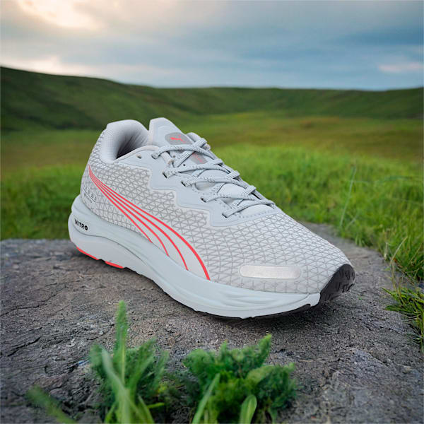 Velocity NITRO™ 2 GORE-TEX® Women's Trail Running Shoes, Platinum Gray-Salmon, extralarge-IND