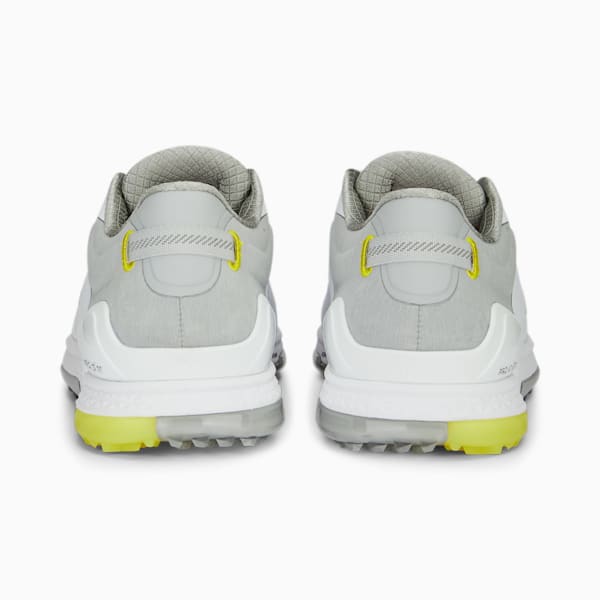 メンズ ゴルフ プロアダプト アルファキャット 2.0 ラバーソール スパイクレス シューズ, PUMA White-Flat Light Gray-Yellow Burst, extralarge-JPN