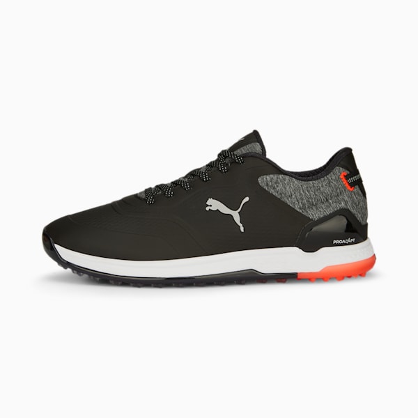 メンズ ゴルフ プロアダプト アルファキャット 2.0 ラバーソール スパイクレス シューズ, PUMA Black-Red Blast, extralarge-JPN