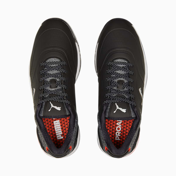 メンズ ゴルフ プロアダプト アルファキャット 2.0 ラバーソール スパイクレス シューズ, PUMA Black-Red Blast, extralarge-JPN