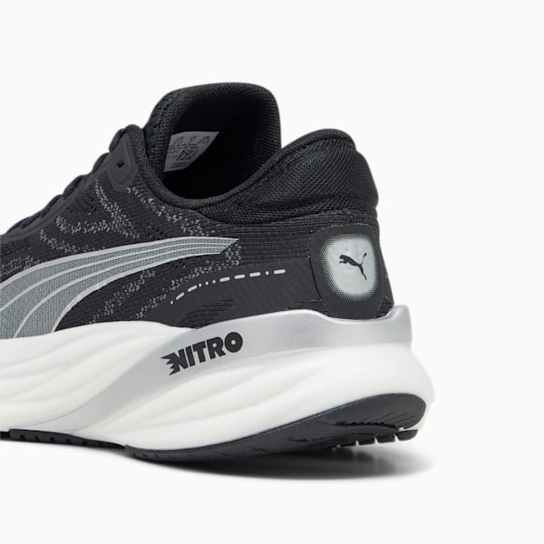 ウィメンズ マグニファイ ニトロ 2 ランニングシューズ, PUMA Black-PUMA White-PUMA Silver, extralarge-JPN