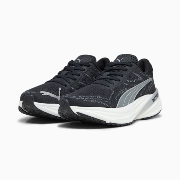 ウィメンズ マグニファイ ニトロ 2 ランニングシューズ, PUMA Black-PUMA White-PUMA Silver, extralarge-JPN