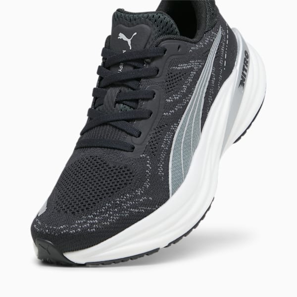 Magnify NITRO™ 2 Women's Running Shoes, PUMA Black-PUMA White-PUMA Silver, extralarge