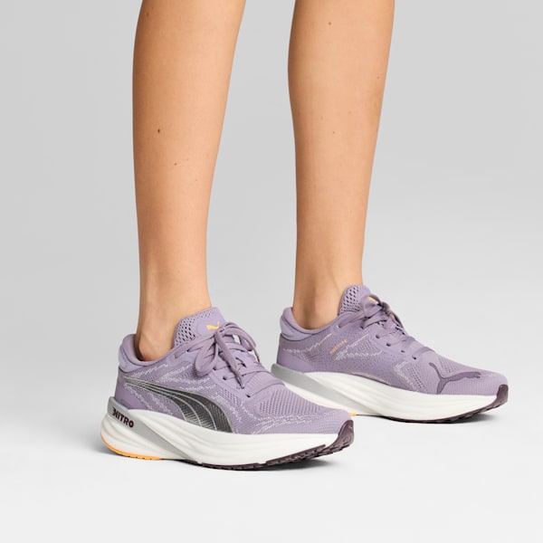 Magnify NITRO™ 2 Women's Running Shoes, Pale Plum-Sun Stream-Midnight Plum-PUMA White, extralarge