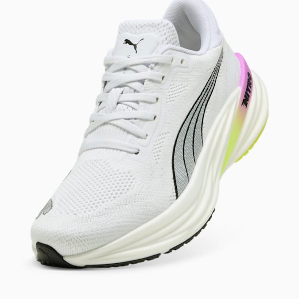 Tenis de running Mujer Magnify NITRO™ 2, PUMA White-Pure Magenta-Yellow Alert, extralarge
