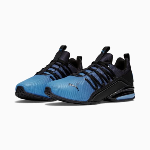 Axelion Fade Men's Running Shoes, Team Light Blue-PUMA Black, extralarge
