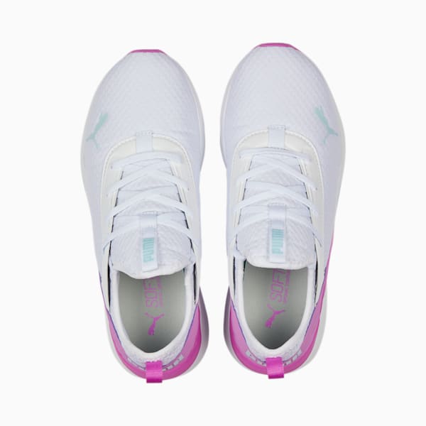 SOFTRIDE Ruby Luxe Women's Running Shoes, Puma White-Electric Orchid, extralarge-IND