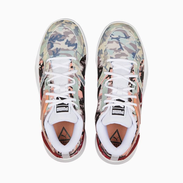 TRC Blaze Court Camo Basketball Shoes, Muted Clay-Jadeite, extralarge-IND
