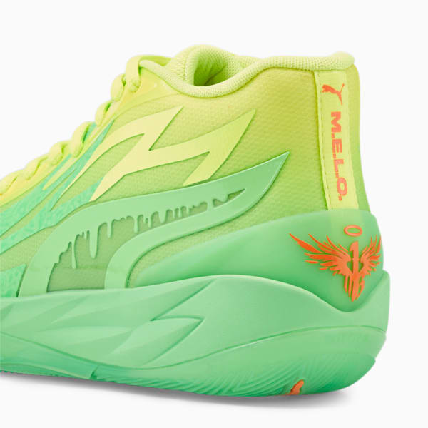 PUMA x NICKELODEON SLIME™ MB.02 Unisex Basketball Shoes, 802 C Fluro Green PES-Lime Squeeze, extralarge-IND