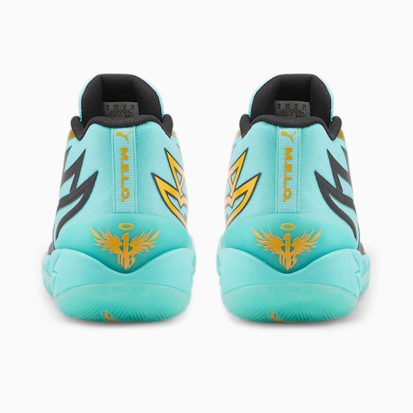 PUMA x LAMELO BALL MB.02 Honeycomb Unisex Basketball Shoes, Elektro Aqua, extralarge-IND