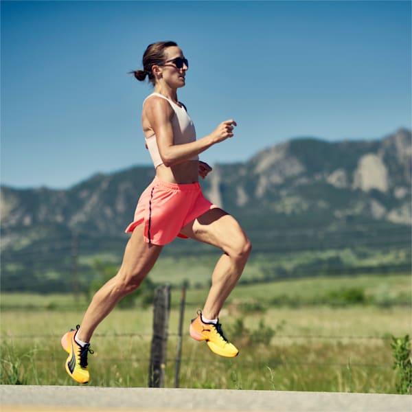 Fast-R NITRO™ Elite Fireglow Women's Running Shoes, Sun Stream-Sunset Glow-Puma Black, extralarge