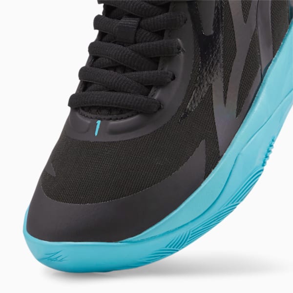 MB.02 Basketball Shoes Youth, Puma Black-Blue Atoll, extralarge-GBR