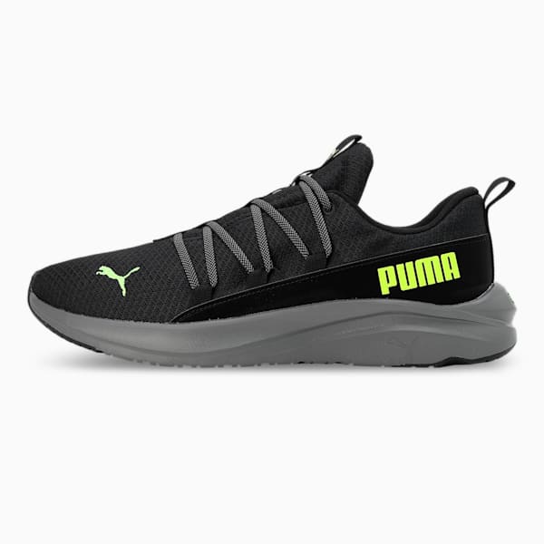 SOFTRIDE One4all Men's Walking Shoes, Puma Black-CASTLEROCK-Lime Squeeze, extralarge-IND