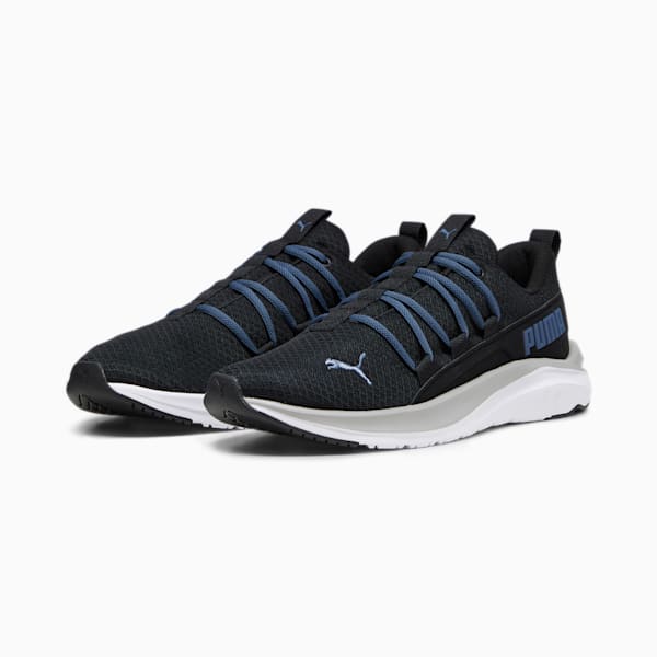 SOFTRIDE One4all Men's Walking Shoes, PUMA Black-Inky Blue-PUMA White-Concrete Gray, extralarge-IND