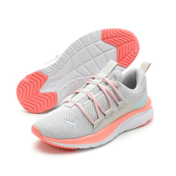 Chaussures de course à pied SOFTRIDE One4All Femme, Gray Violet-Puma White-Carnation Pink, extralarge