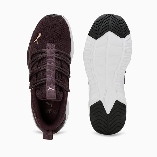 SOFTRIDE One4all Women's Walking Shoes, Midnight Plum-PUMA Gold-PUMA White, extralarge-IND