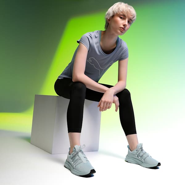 SOFTRIDE One4all Women's Walking Shoes, Frosted Dew-PUMA Silver-PUMA Black, extralarge-IND