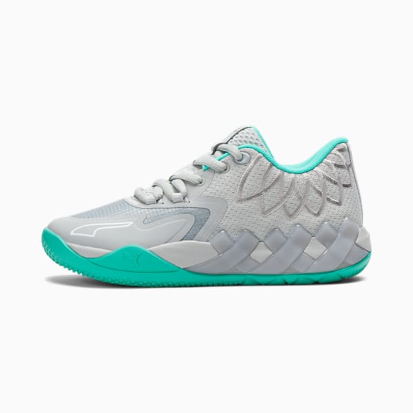 MB.01 Lo UFO Basketball Shoes Big Kids, High Rise-AQUA GREEN, extralarge