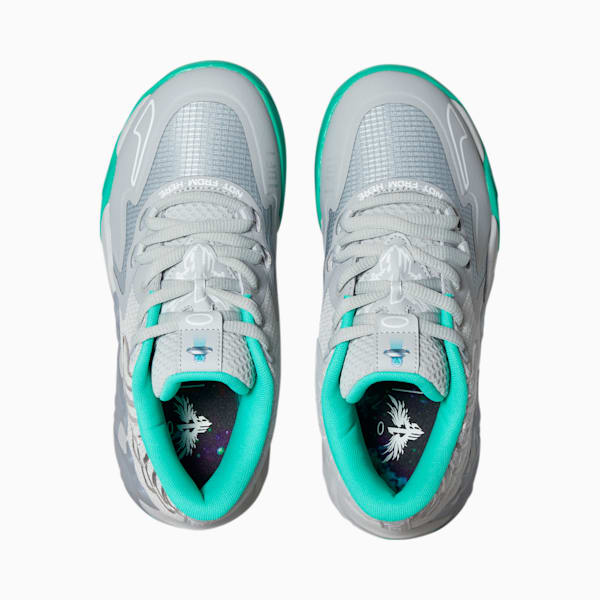 MB.01 Lo UFO Basketball Shoes Big Kids, High Rise-AQUA GREEN, extralarge