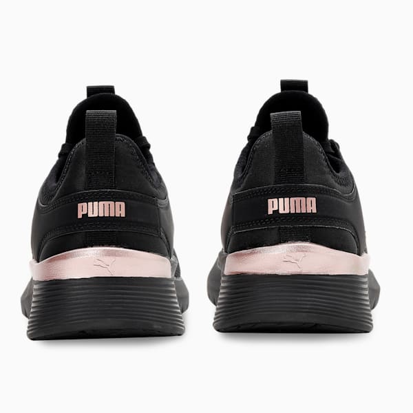 Puma black rose gold shoes hotsell