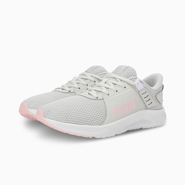 FTR Connect Running Shoes, Sedate Gray-Frosty Pink-PUMA White, extralarge-IND