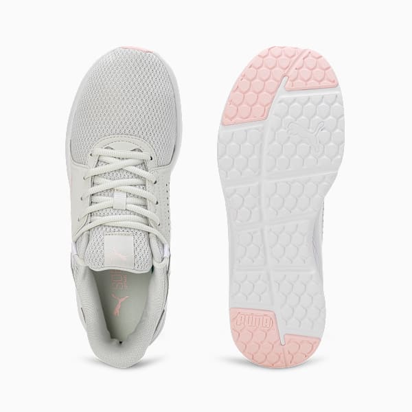 FTR Connect Running Shoes, Sedate Gray-Frosty Pink-PUMA White, extralarge-IND