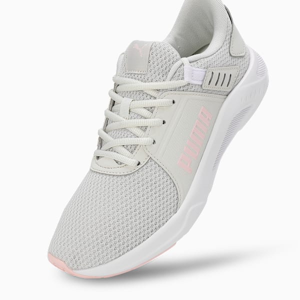 FTR Connect Running Shoes, Sedate Gray-Frosty Pink-PUMA White, extralarge-IND