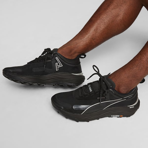 Tenis de correr Voyage NITRO 3 para hombre, PUMA Black-Dark Coal, extralarge