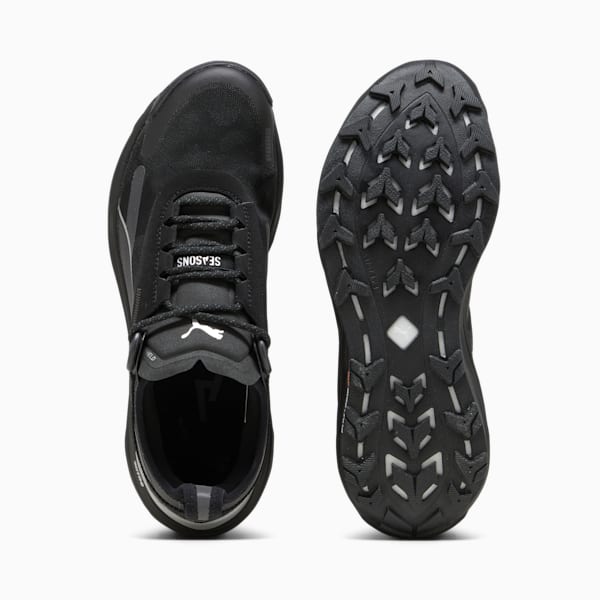 Tenis para carreras de montaña para hombre Voyage NITRO 3, PUMA Black-Dark Coal, extralarge