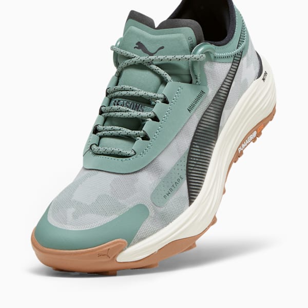 Tenis para carreras de montaña para hombre Voyage NITRO 3, Eucalyptus-Alpine Snow-PUMA Black, extralarge